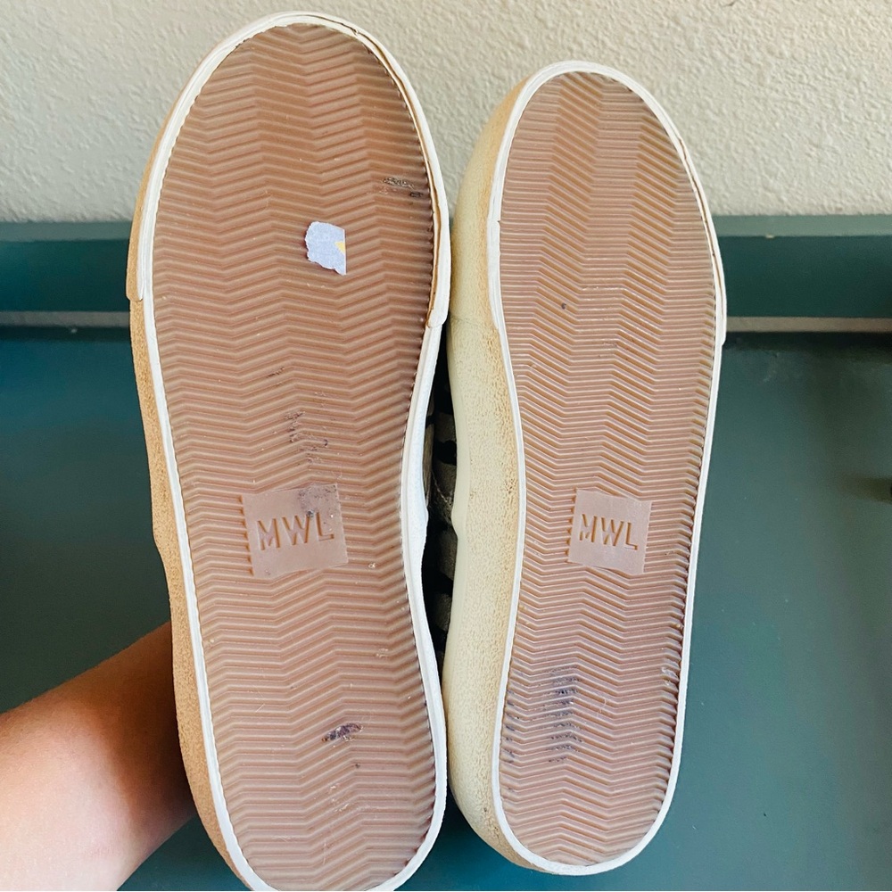 Madewell Sidewalk Slip-On Sneakers 6 Zebra Calf Hair Shoes - Picture 8 of 11